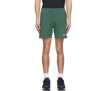 Green SSENSE Exclusive Wordmark Shorts