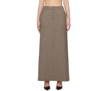 Brown Minter Maxi Skirt