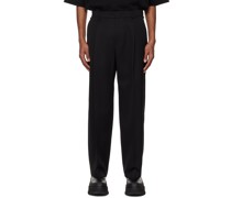 Black Pleated Trousers