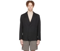 Black Wool Blazer