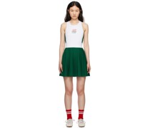 SSENSE Exclusive Off-White & Green Forest Dress