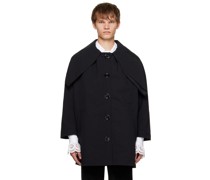 Black Button Coat
