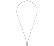 Silver Price Tag Necklace