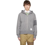 Gray Zip-Up Hoodie