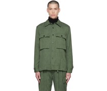 Khaki Bellows Pocket Shirt