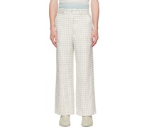 Gray Houndstooth Trousers