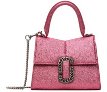 Pink 'The Galactic Glitter St. Marc Mini' Top Handle Bag