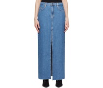 Blue Kara Denim Maxi Skirt