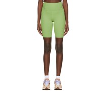 Green Recycled Polyester Sport Shorts