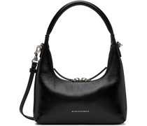 Black Mini Strap Crinkle Bag