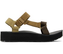 Tan Midform Universal Leather Sandals