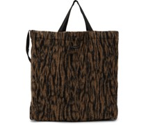 Brown & Black Carry All Tote