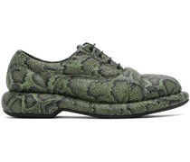 Green Clarks Edition Oxfords