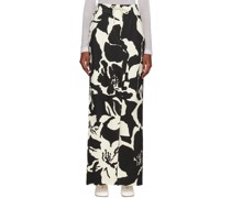 Off-White Printed Maxi Skirt