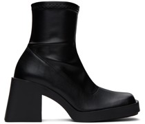 Black Lucy Stretch Ankle Boots