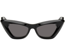 Black Pointed Cat-Eye Sunglasses
