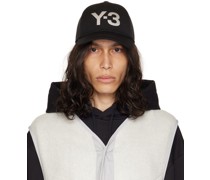 Black Embroidered Cap