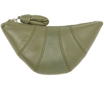 Green Croissant Coin Pouch