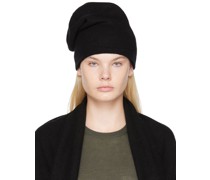 Black Cashmere Beanie