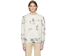 Off-White & Grey Cashmere Ninni Sweater