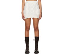 Off-White Nylon Miniskirt