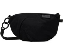 Black Orba Smooth Messenger Bag