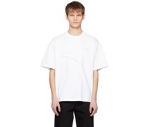 White Double Neck T-Shirt