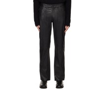 Black Alien Leather Pants