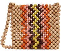 Multicolor Bead Messenger Bag