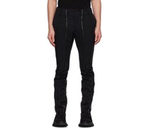 Black Zipper Trousers