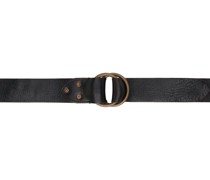 Black Double O-Ring Belt