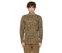 Green Velour 'Aariosto' Shirt