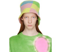 Multicolor Toy Checker Bucket Hat