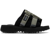 Black KAW-SHELLab Sandals