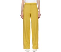 Yellow Zip Trousers