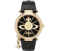 Black & Gold Orb Watch