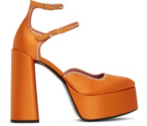 Orange Sole Jane Heels