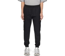 Black Drawstring Cargo Pants