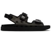 Black Strap Sandals