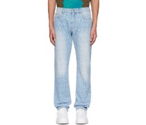 Blue Allover Jeans