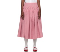 Red Verano Midi Skirt
