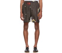 Brown Blaze Shorts