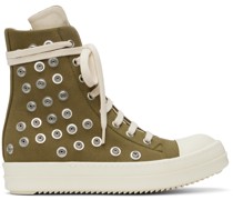 Khaki Rivet Sneakers