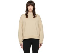 Beige Cotton Sweater