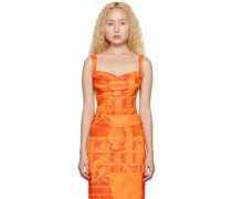 Orange Imogene Tank Top
