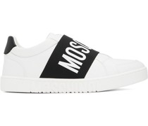 Black & White Slip-On Sneakers