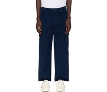 Navy Relaxed Cargo Pants