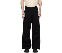 Black 4238 Oversized Trousers