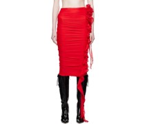 Red 'The Colt' Midi Skirt