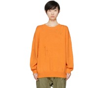 Orange Shaggy Sweater